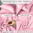 Satin-Bettwäsche-Set für Doppelbetten (3 Teile, 8 Farben), seidiges Satin-Bettwäsche-Set mit Kissenbezug, Satin-Spannbetttuch – rosa Satin-Spannbettlaken, Satin-Spannbettlaken, Twin, Satin-Bettwäsche