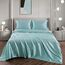 Vonty Satin Sheets Twin XL Seidig weiches Satin-Bettwäsche-Set, 1 Spannbettlaken mit tiefen Taschen + 1 Bettlaken + 1 Kissenbezug