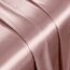 Vonty Satin Sheets Twin XL Seidig weiches Satin-Bettwäsche-Set, 1 tiefes Spannbetttuch + 1 Bettlaken + 1 Kissenbezug in Roségold