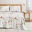 Great Bay Home Weihnachts-Flanell-Bettwäsche, Doppelbetten (137 x 191 cm), 100 % türkische Baumwolle, doppelt gebürstet, Winter-Bettwäsche-Set, ultraweich, gemütlich, 4-teilig (Weihnachtszeit)