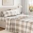 Great Bay Home Flanell-Bettwäsche-Set aus 100 % türkischer Baumwolle, Büffelkariert, tiefe Taschen, weiche Laken, warme, vorgeschrumpft und fusselfrei, Flanell-Bettlaken von Great Bay Home