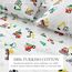 100 % türkische Baumwolle King Kids Holiday Flanell-Bettlaken-Set | Spannbettlaken mit tiefen Taschen, weiche Weihnachts-Bettlaken | warme Bettlaken | Anti-Pilling-Flanell-Bettlaken (Kingsize,