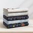 Great Bay Home Bettlaken-Set aus 100% türkischer Baumwolle, Flanell, Tiefe Tasche, weiche Laken,warme Winter-Bettlaken,Anti-Pilling-Flanell-Bettlaken (Queen, Blaue Schneeflocke)