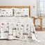 Great Bay Home 100% türkische Baumwolle Queen-Size-Flanell-Bettwäsche-Set,Tiefe Tasche, weiche Weihnachtslaken,warme,Anti-Pilling-Flanell-Bettlaken (Queen, Winterwelpen)