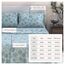 Great Bay Home 100% türkische Baumwolle California King Holiday Flanell-Bettlaken-Set,Tiefe Tasche Spannbetttuch,Anti-Pilling-Flanell-Bettlaken (Kalking, Blaue Schneeflocke)
