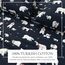 Great Bay Home Flanell-Bettwäsche-Set aus 100% türkischer Baumwolle, Tiefe Taschen, weiche Bettlaken, warme, Anti-Pilling-Flanell-Bettlaken (King, Navy Polar Bears)