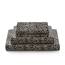 Vonty Satin-Bettlaken-Set, seidig-weiches Satin, Leopardenmuster, 1 Spannbettlaken mit tiefen Taschen, 1 Bettlaken und 1 Kissenbezug