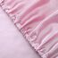 Vonty Satin Sheets Twin XL Silky Soft Satin Bed Sheets Pink Satin Sheet Set, 1 Deep Pocket Fitted Sheet + 1 Flat Sheet + 1 Pillowcase