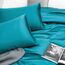Vonty Satin-Bettlaken-Set, seidig weiches Satin, 1 Spannbettlaken mit tiefen Taschen, 1 Bettlaken und 1 Kissenbezug