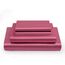 Vonty Satin-Bettlaken-Set, Queen-Size-Größe, seidig weiches Satin-Bettwäsche-Set, 1 Spannbettlaken mit tiefen Taschen + 1 Bettlaken + 2 Kissenbezüge, Hellweinrot