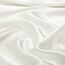 Vonty Satin-Bettlaken für King-Size-Bett, seidig weiches Satin, elfenbeinfarben, weißes Satin-Bettlaken-Set, 1 Spannbetttuch mit tiefer Tasche, 1 Bettlaken + 2 Kissenbezüge