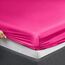 Vonty Satin-Bettlaken, volle Größe, seidig-weiches Satin-Bettwäsche-Set, 1 tiefes Spannbetttuch + 1 Bettlaken + 2 Kissenbezüge, Hot Pink