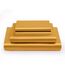 Vonty Satin Sheets King Silky Soft Satin Bed Sheets Yellow Gold Sheet Set, 1 Deep Pocket Fitted Sheet + 1 Flat Sheet + 2 Pillowcases