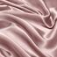 Vonty Satin-Spannbettlaken, volle Größe, seidig-weiches Satin, Pink, Champagnerfarben, 1 Spannbettlaken mit tiefen Taschen + 1 Bettlaken + 2 Kissenbezüge