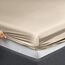 Vonty Satin-Bettwäsche-Set, Queen-Size-Größe, seidig, weich, Taupe, 1 Spannbettlaken mit tiefen Taschen + 1 Bettlaken + 2 Kissenbezüge