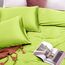Vonty Satin-Bettlaken für Queensize-Bett, seidig weiches Satin, Limettengrün, 1 Spannbetttuch mit tiefer Tasche, 1 Bettlaken + 2 Kissenbezüge