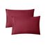 Clara Clark Luxury Soft Bedding Sheets & Pillowcases Bettwäsche-Set für Doppelbett, gebürstet, Tiefe Taschen, Mikrofaser, Burgunderrot Rot, Twin XL