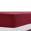 Clara Clark Luxury Soft Bedding Sheets & Pillowcases Bettwäsche-Set für Doppelbett, gebürstet, Tiefe Taschen, Mikrofaser, Burgunderrot Rot, Twin