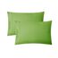 Clara Clark, Premier-1800-Collection, Deluxe-Mikrofaser, 3-Linien-Bettbezug, Silber/Hellgrau, Queen, Garden Green, Cal King Size