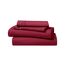 Clara Clark Luxury Soft Bedding Sheets & Pillowcases Bettwäsche-Set für Doppelbett, gebürstet, Tiefe Taschen, Mikrofaser, Burgunderrot Rot, Twin XL
