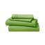 Clara Clark, Premier-1800-Collection, Deluxe-Mikrofaser, 3-Linien-Bettbezug, Silber/Hellgrau, Queen, Garden Green, Full (Double) Size