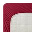 Clara Clark Luxury Soft Bedding Sheets & Pillowcases Bettwäsche-Set für Doppelbett, gebürstet, Tiefe Taschen, Mikrofaser, Burgunderrot Rot, Twin