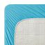 Clara Clark, Premier-1800-Collection, Deluxe-Mikrofaser, 3-Linien-Bettbezug, Silber/Hellgrau, Queen, Beach Blue, Kingsize