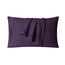 Clara Clark, Premier-1800-Collection, Deluxe-Mikrofaser, 3-Linien-Bettbezug, Silber/Hellgrau, Queen, Purple Eggplant, Queen Size