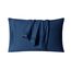Clara Clark, Premier-1800-Collection, Deluxe-Mikrofaser, 3-Linien-Bettbezug, Silber/Hellgrau, Queen, Marineblau, Queen Size