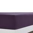 Clara Clark, Premier-1800-Collection, Deluxe-Mikrofaser, 3-Linien-Bettbezug, Silber/Hellgrau, Queen, Purple Eggplant, Queen Size