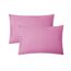 Clara Clark, Premier-1800-Collection, Deluxe-Mikrofaser, 3-Linien-Bettbezug, Silber/Hellgrau, Queen, Strawberry Pink, Kingsize