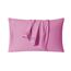 Clara Clark, Premier-1800-Collection, Deluxe-Mikrofaser, 3-Linien-Bettbezug, Silber/Hellgrau, Queen, Strawberry Pink, Kingsize
