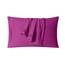 Clara Clark, Premier-1800-Collection, Deluxe-Mikrofaser, 3-Linien-Bettbezug, Silber/Hellgrau, Queen, Radiant Orchid Purple, Kingsize