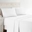 Clara Clark Luxury Soft Bedding Sheets & Pillowcases Bettwäsche-Set für Doppelbett, gebürstet, Tiefe Taschen, Mikrofaser, Weiss/opulenter Garten, Split King