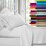 Clara Clark, Premier-1800-Collection, Deluxe-Mikrofaser, 3-Linien-Bettbezug, Silber/Hellgrau, Queen, Radiant Orchid Purple, Kingsize