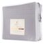 Clara Clark Luxury Soft Bedding Sheets & Pillowcases Bettwäsche-Set für Doppelbett, gebürstet, Tiefe Taschen, Mikrofaser, Silbergrau, Queen