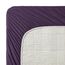 Clara Clark Luxury Soft Bedding Sheets & Pillowcases Bettwäsche-Set für Doppelbett, gebürstet, Tiefe Taschen, Mikrofaser, Violette Aubergine, Twin, 3