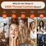 LBRO2M Bettwäsche-Set für Doppelbett, Fadenzahl 1000, 100 % ägyptische Baumwolle, 3-teiliges Bettlaken-Set, tiefes Bettlaken-Set, 40,6 cm, weich, bequem, für alle Jahreszeiten (Doppelbett, cremefarben