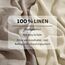 LBRO2M Bettlaken-Set, 100% Leinen, 40,6 cm tief, für King-Size-Bett, einfarbig, natürliches Flachs, weich, atmungsaktiv, für alle Jahreszeiten, Kingsize, Beige