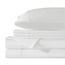 LBRO2M Bettlaken-Set aus 100 % ägyptischer Baumwolle, Fadenzahl 1000, 6-teiliges Set, Kingsize-Bettlaken, tiefes Bettlaken-Set, 40,6 cm, weich, bequem, für alle Jahreszeiten, Kingsize, Weiß