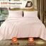 LBRO2M Bettwäsche-Set für Doppelbett, Fadenzahl 1000, 100 % ägyptische Baumwolle, 3-teiliges Bettlaken-Set, tiefes Bettlaken-Set, 40,6 cm, weich, bequem, für alle Jahreszeiten (Doppelbett, Rosa)