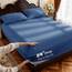LBRO2M Bettwäsche-Set, 100 % Baumwolle, tiefe Taschen, 61 cm, Fadenzahl 1000, California-King-Size-Bett, 4-teiliges Bettlaken-Set, weich, bequem, für alle Jahreszeiten (California King, Marineblau)