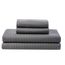 Sweet Home Collection Bettwäsche-Set für Doppelbett, 6-teiliges Bett in Einer Tasche mit Bettrock, Spannbetttuch, Bettlaken, 1 Kissenbezug und 1 Kissenbezug, Dobby-Grau