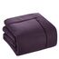 Sweet Home Collection Queen Bettwäsche-Set 8-teilig Bett in Einer Tasche mit Bettrock, Spannbettlaken, Bettlaken, 2 Kissenbezüge, 2 Kissenbezüge, Queensize, Dobby Purple