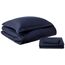 Sweet Home Collection Bettwäsche-Set für Doppelbett, 6-teilig, mit Bettrock, Spannbetttuch, Bettlaken, 1 Kissenbezug und 1 Kissenbezug, Twin, Dobby Navy