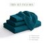 Elegant Comfort 4-teiliges Bettwäsche-Set, luxuriöse Bettwäsche aus 1500 Premium-Mikrofaser, Hotelqualität, rundum elastisch, 45,7-61 cm tiefes Spannbetttuch, extra Tiefe Bettlaken, California King,