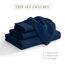 Elegant Comfort 4-teiliges Bettwäsche-Set, luxuriöse Bettwäsche aus 1500 Premium-Mikrofaser, Hotelqualität, rundum elastisch, 45,7-61 cm tiefes Spannbetttuch, extra Tiefe Bettlaken, Queen-Size-Bett,