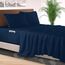 Elegant Comfort 4-teiliges Bettwäsche-Set, luxuriöse Bettwäsche aus 1500 Premium-Mikrofaser, Hotelqualität, rundum elastisch, 45,7-61 cm tiefes Spannbetttuch, extra Tiefe Bettlaken, Queen-Size-Bett,