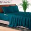Elegant Comfort 4-teiliges Bettwäsche-Set, luxuriöse Bettwäsche aus 1500 Premium-Mikrofaser, Hotelqualität, rundum elastisch, 45,7-61 cm tiefes Spannbetttuch, extra Tiefe Bettlaken, California King,