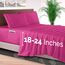 Elegant Comfort 4-teiliges Bettlaken-Set, luxuriöse Bettwäsche, 1500, hochwertige Mikrofaser, rundum elastisch, 45,7-61 cm tiefes Spannbetttuch, extra Tiefe Bettlaken, Twin/Twin XL, Hot Pink